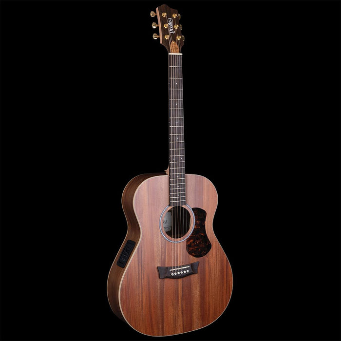Pratley Studio OM All Solid Blackwood B/S Aus Cedar Top electric