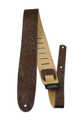 PERRIS 2.5 INCH STRAP BROWN FLOWER