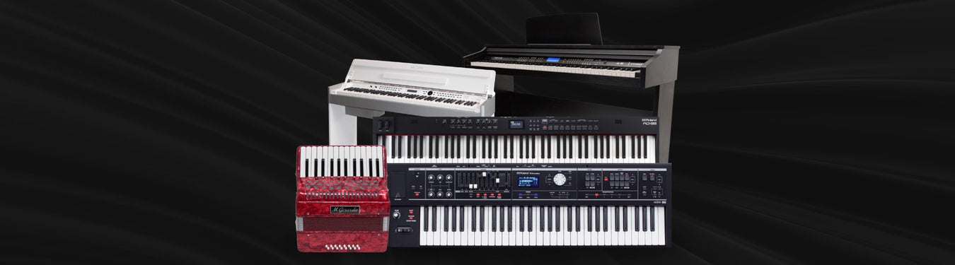 Pianos and Keyboards at Music Man music store