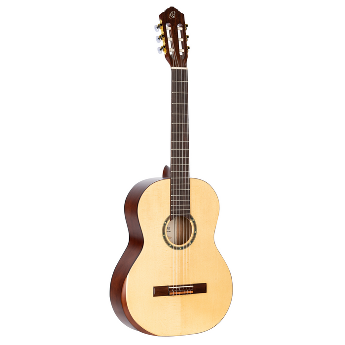 ORTEGA Student Series Pro DeLuxe 4/4 Classical Guitar 6 String - Solid Spruce / Catalpa Natural