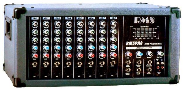 200 WATT 08 CH POWERED MIXER HEAD CARPET