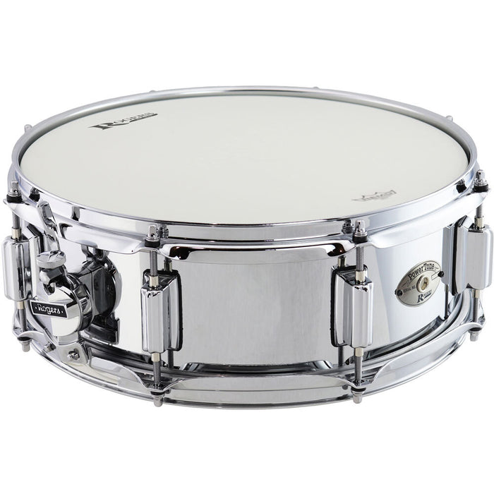 Rogers PowerTone Series Steel Shell Snare Drum in High Luster Chrome - 14 x 5