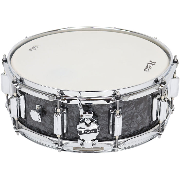 Rogers SuperTen Wood Series Snare Drum in Black Pearl Finish - 14 x 5