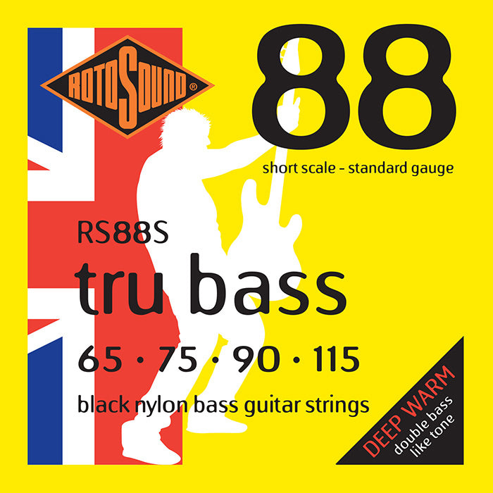 Rotosound RS88S Tru Bass 88 Black Nylon Short Scale 65-115