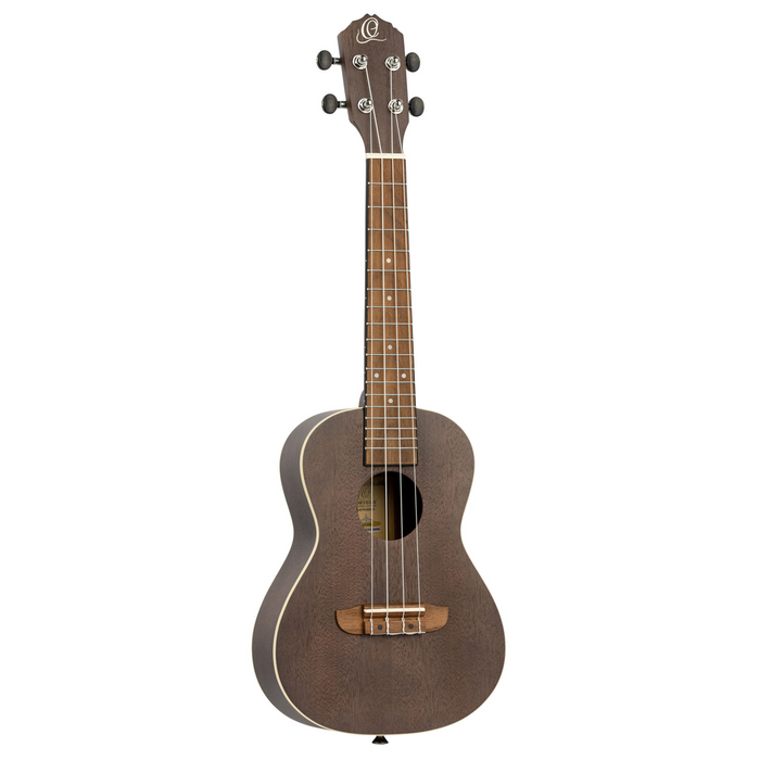 ORTEGA Earth Series Concert Ukulele 4 String - Okoume Coal Black