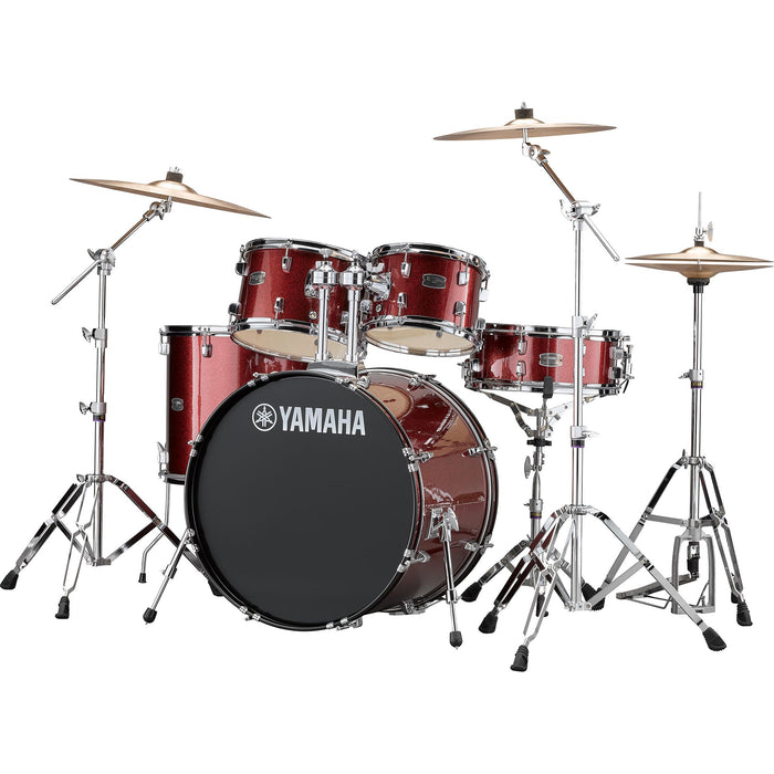 YAMAHA RYD20 RYDEEN FUSION DRUM KIT IN BURGUNDY GLITTER