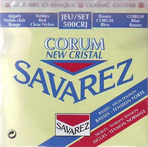 Savarez 500CRJ New Cristal Corum Mixed Tension Classical Guitar String Set