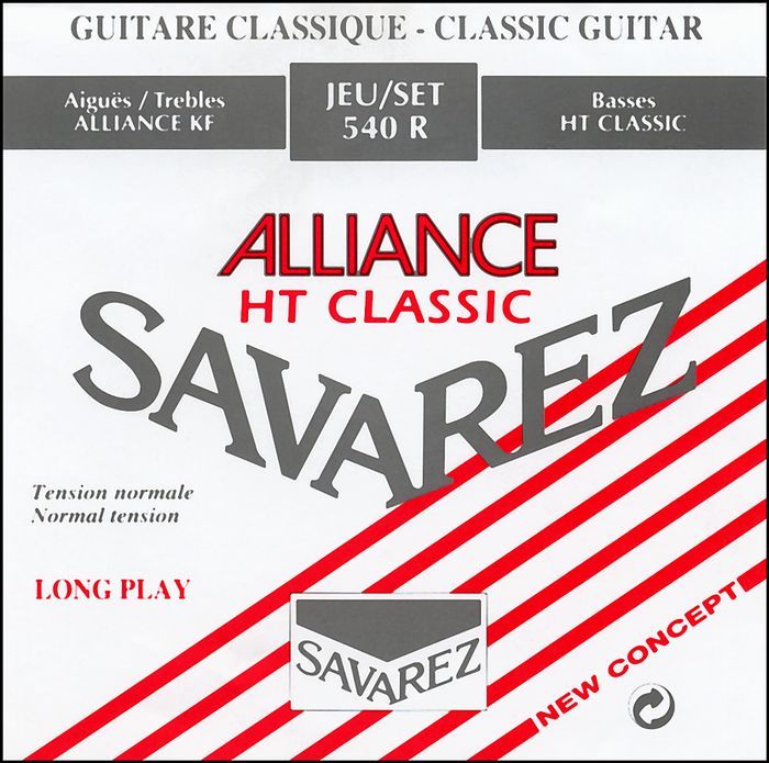 Savarez 540R Alliance HT Classic Standard Tension Classical Guitar String Set