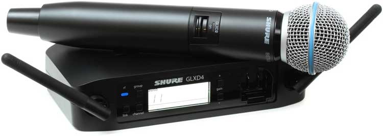 SHURE GLXD 2.4 / 5.8 BETA58 SYSTEM