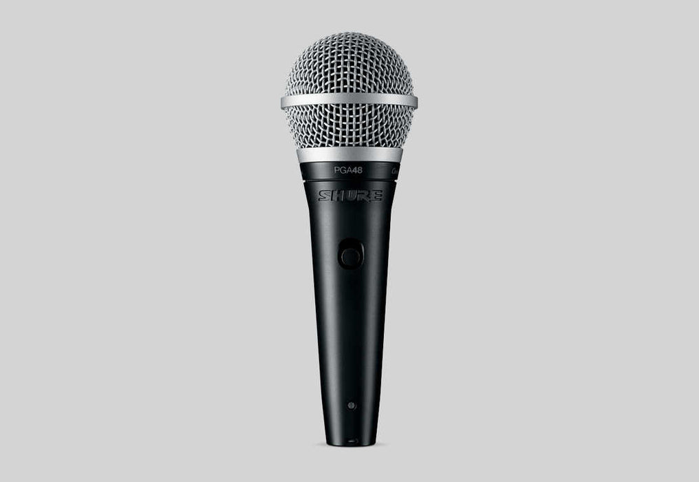 Shure PGA48 Cardioid Dynamic Vocal Microphone with QTR-XLR Cable
