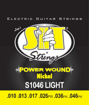 SIT Power Wound Light Electric Guitar String Set (10-46)