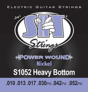 SIT Power Wound Heavy Bottom Electric Guitar String Set (10-52)