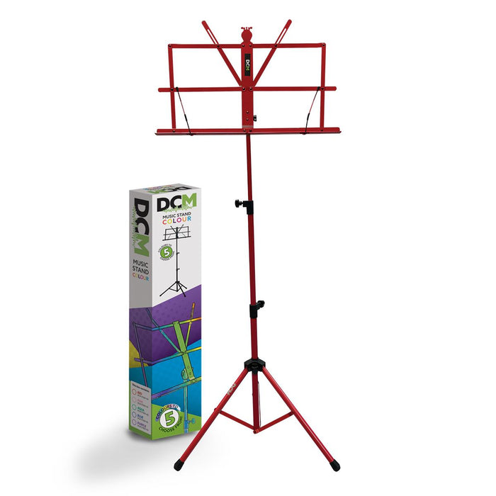 DCM BS01-RD Music Stand Red inc Carry  Bag