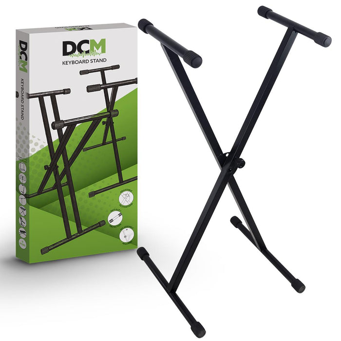 DCM STKXW-S02 Keyboard Stand Single Braced (pre-assembled)