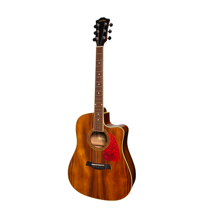Sanchez Acoustic-Electric Dreadnought Cutaway Guitar Gloss (Rosewood)