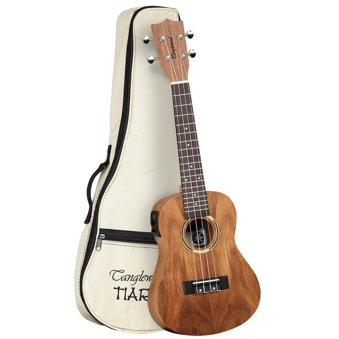 Tanglewood TWT8E Tiare Concert Ukulele w/ Pickup All Koa with Bag