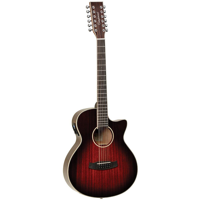 Tanglewood W12VCEAVB Winterleaf Venetian C/E 12-String Vintage Burst