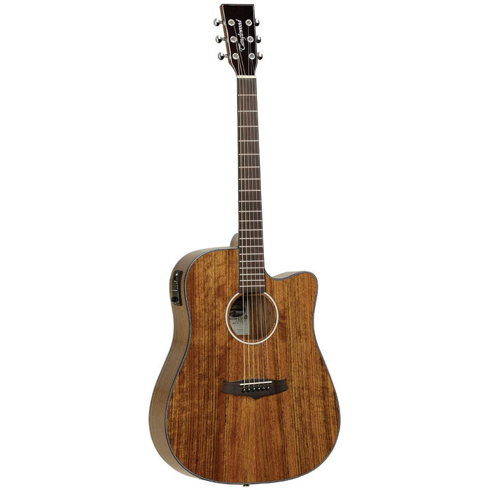 Tanglewood TW28CEXOV Winterleaf Exotic Dread C/EOvankol