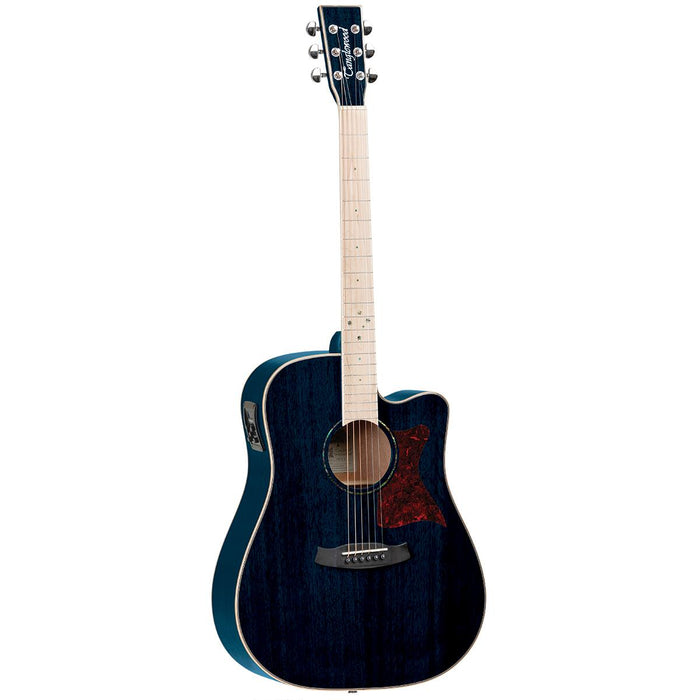 Tanglewood TW5BLA Winterleaf Bondi Blue Gloss Dread CE