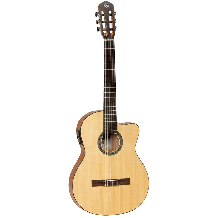 Tanglewood TWEMDC1 Enredo Madera Dominar Thinline Classical Cutaway/Electric Guitar