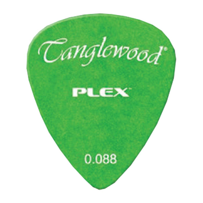 Tanglewood TWPP4 Plex Picks Pack of 12 .088 Green