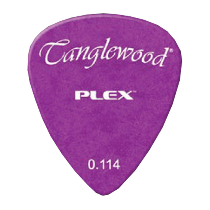 Tanglewood TWPP6 Plex Picks Pack of 12 .114 Purple