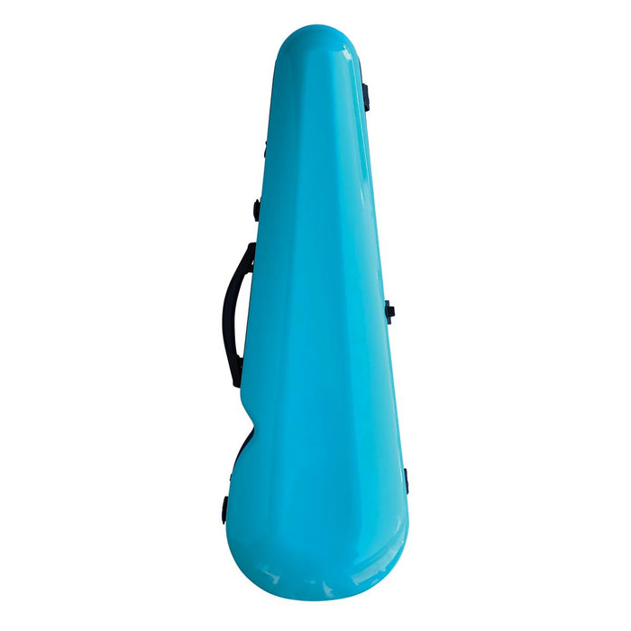 Vivo V203-34AQB Polycarbonate Shaped Case to suit 3/4 Violin / 13 inch Viola - Aqua Blue