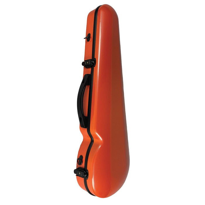 Vivo Polycarbonate Shaped Violin Case 4/4 Texture Orange