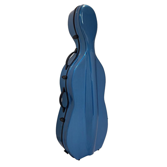 Vivo Polycarbonate Cello  Case 1/2 Brushed Blue