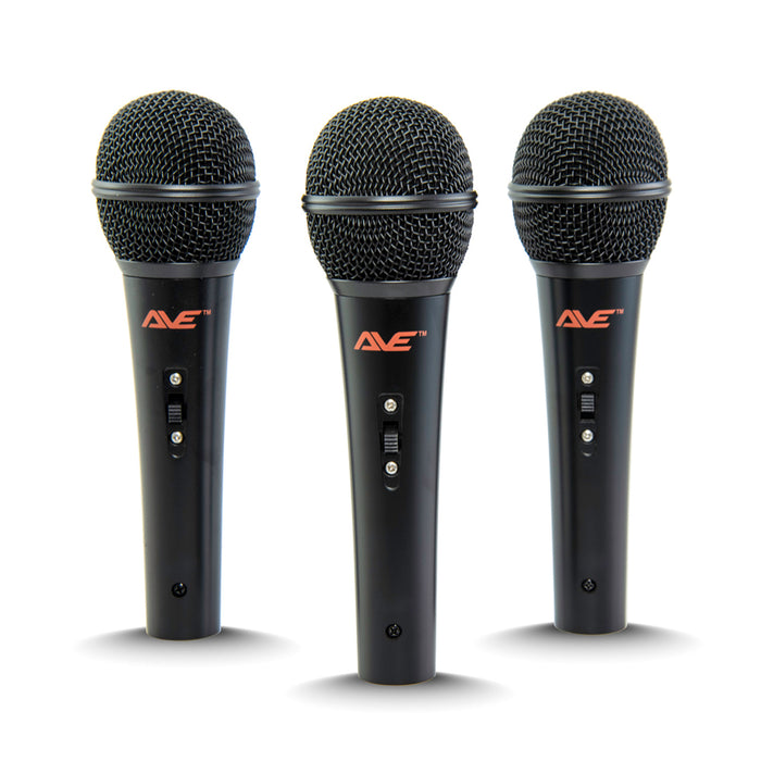 AVE Vox-Pack Dynamic Microphone 3 Pack