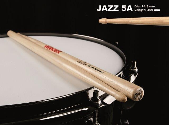 WINCENT 5A JAZZ US HICKORY WOOD TIP