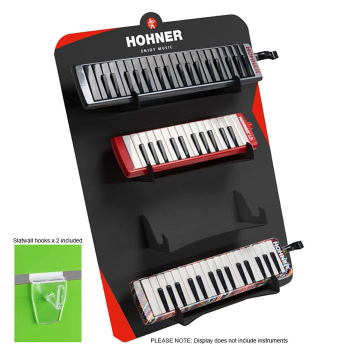 HOHNER MELODICA WALL DISPLAY HOLDS 4 PCS