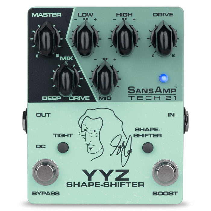SansAmp YYZSH Geddy Lee Signature YYZ Shape-shifterTech 21