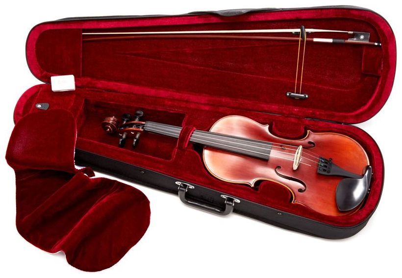 4/4 SIZE VIOLIN OUTFIT W/CASE & BOW ADVANCED