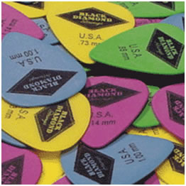 GTR PICK FLAT DELRIN EX-HEAVY Q/P12