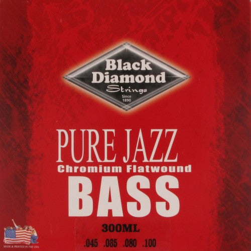 PURE JAZZ BASS GTR STR SET CHROMIUM FLATWOUND