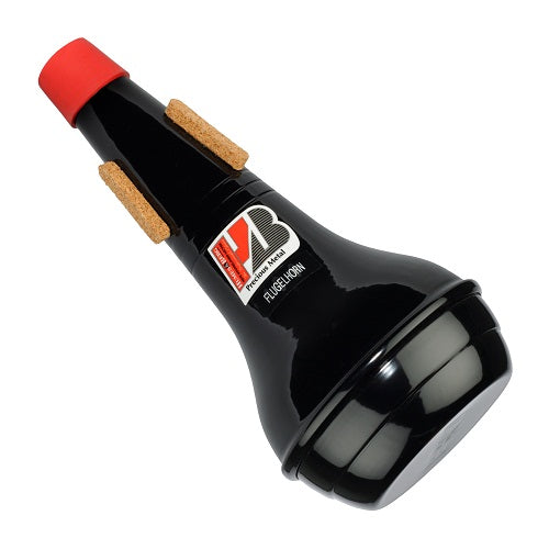 FLUGELHORN MUTE STRAIGHT BLK ALUM STONELINED