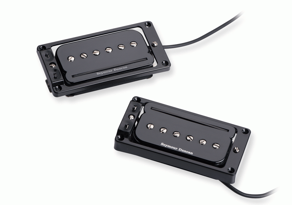 Seymour Duncan P Rails w LP Triple Shot Set Black