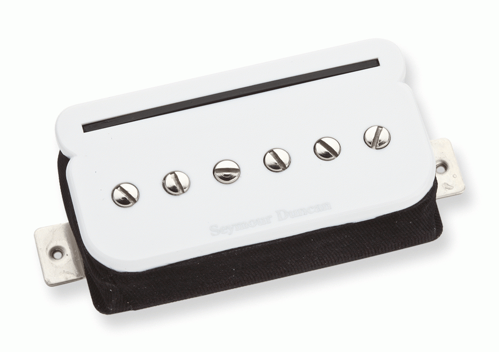 Seymour Duncan TBPR 1b P Rails Org Trembucker Bridge White