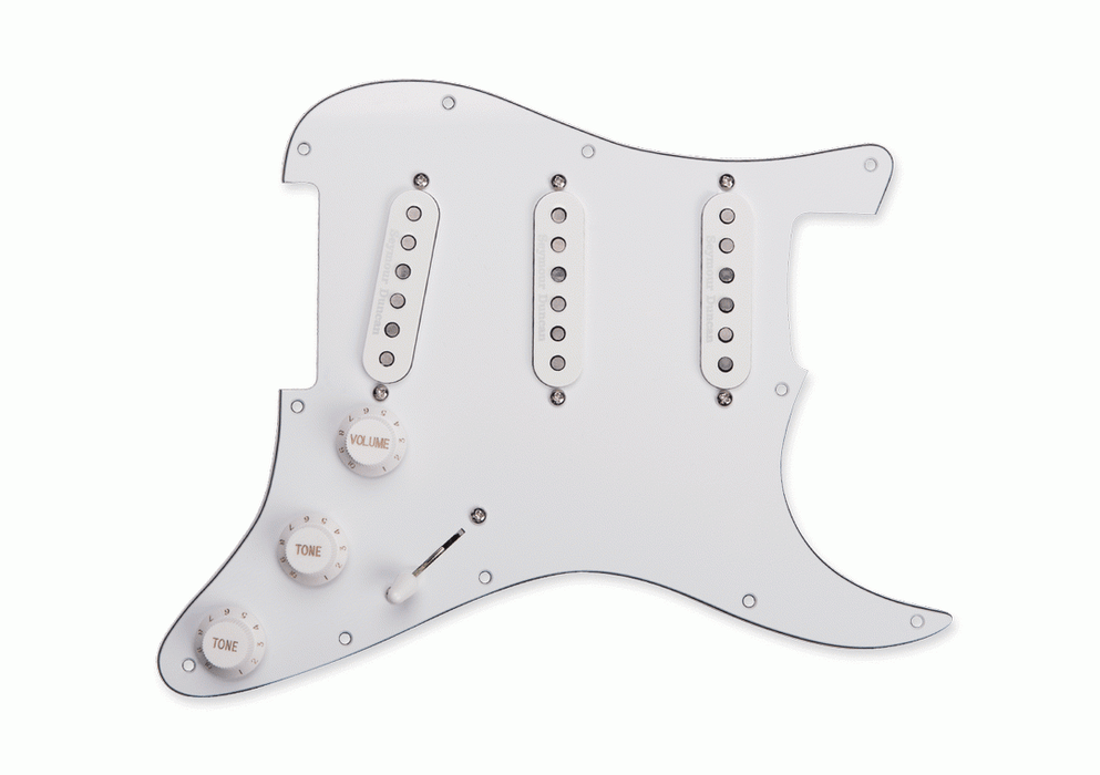 Seymour Duncan Pickguard Assy CA 50s Set White
