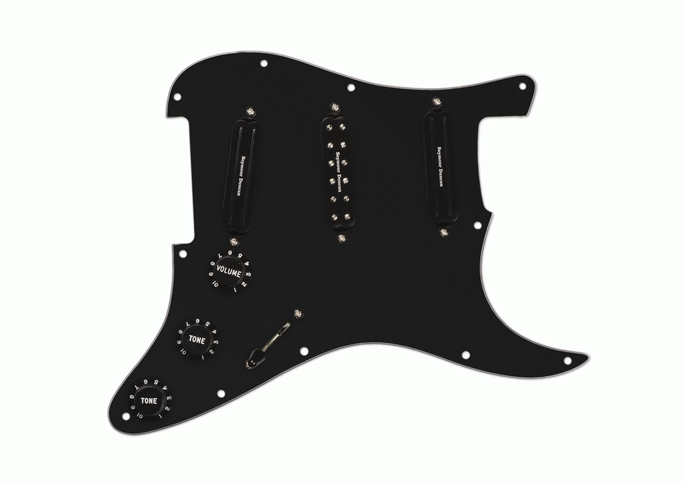 Seymour Duncan Pickgrd Assy Dave Murray Black