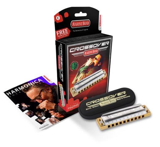 HOHNER CROSSOVER HARMONICA LARGE PACK F