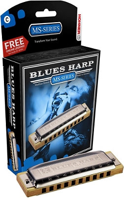 A FLAT BLUES HARP HARMONICA NEW PACK