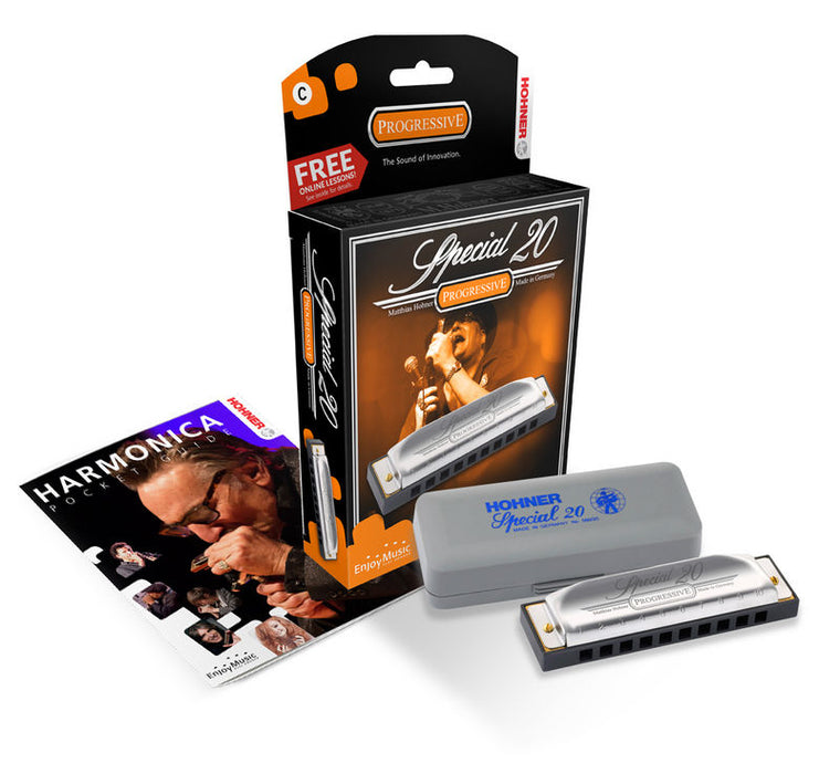 D FLAT HARMONICA LARGE PACK