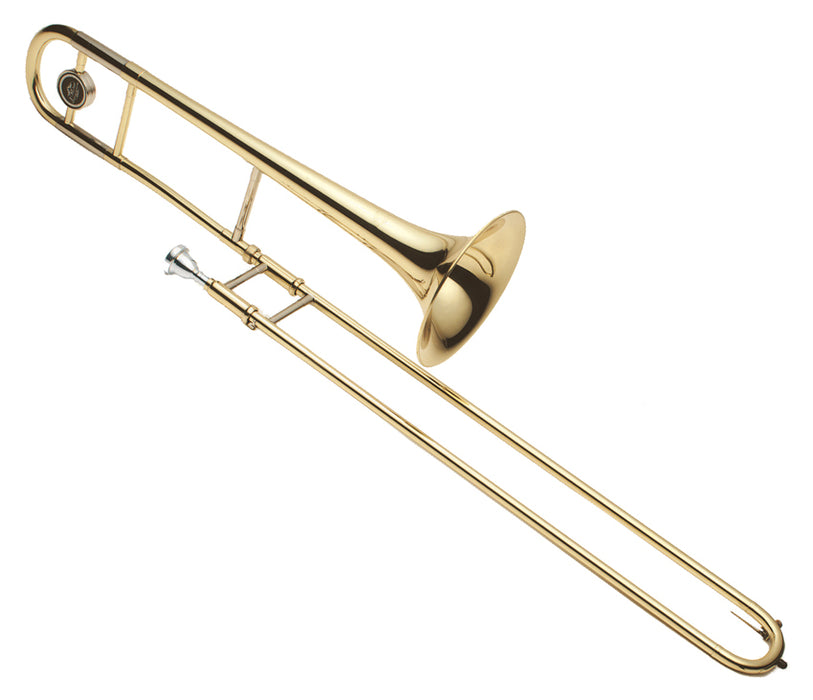 J.Michael TB450M Tenor Trombone (Bb) in Clear Lacquer Finish w/ Case