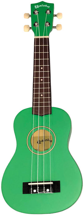 KEALOHA UKULELE W/BAG - GREEN TUS1000GR