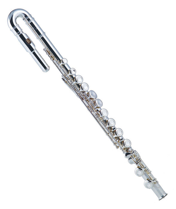 J.Michael FLU450S Flute Key C-2-Head Joints in Silver Plated Finish w/ Case