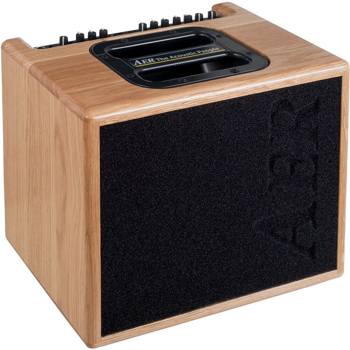 AER Compact 60/4 Acoustic Instrument Amplifier In Natural Oak Finish (60 Watt)