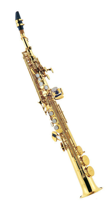 J.Michael SP650 Soprano Saxophone (Bb) in Clear Lacquer Finish w/Case