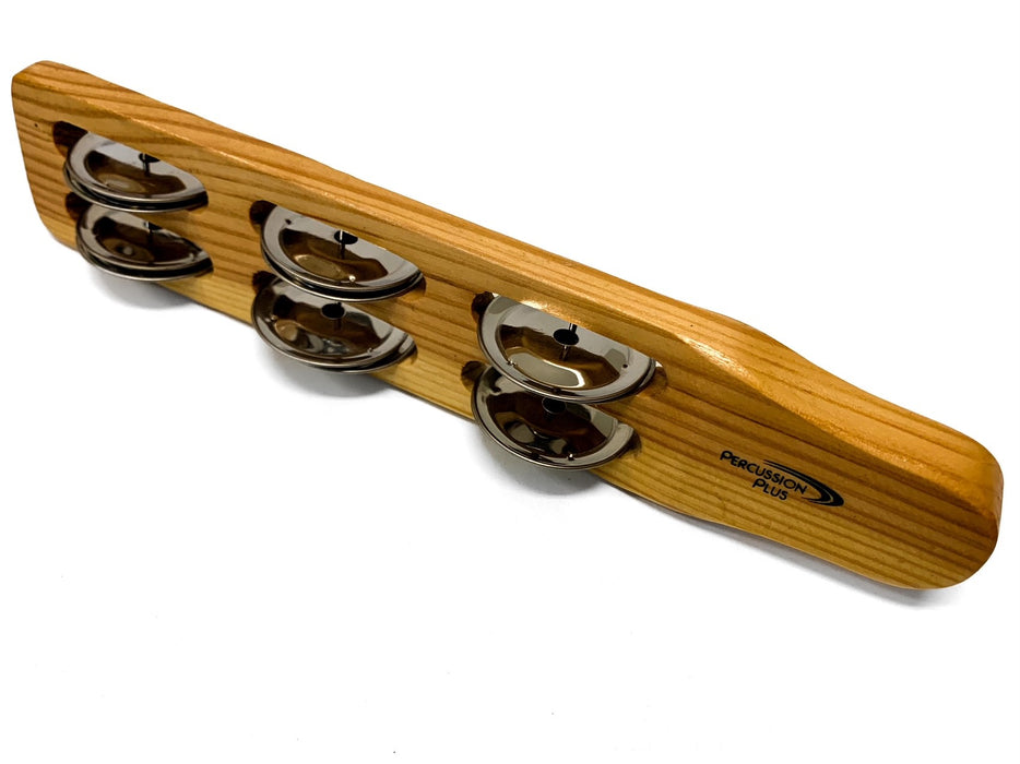 PERCUSSION PLUS WOOD JINGLE STICK W/ DOUBLE JINGLES